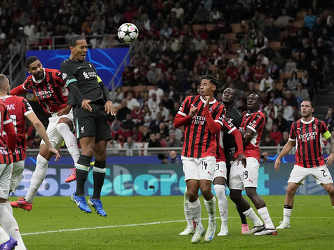Ligue des champions: Liverpool domine l'AC Milan