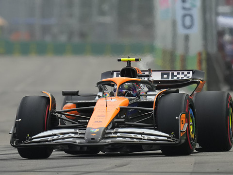 Lando Norris seul au monde