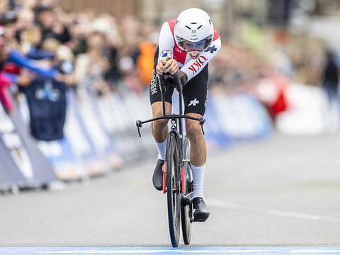 Jan Christen en bronze sur le chrono des Mondiaux M23