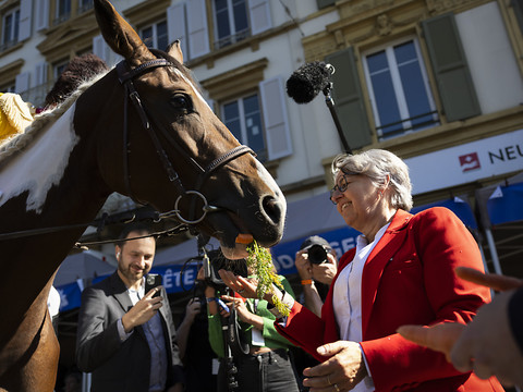 Début de la 97e Fête des vendanges à Neuchâtel