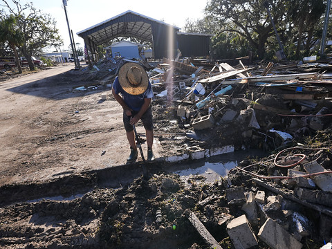 Après l'ouragan Hélène, le sud-est des Etats-Unis évalue les dégâts