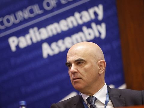 Alain Berset présente ses priorités à Strasbourg