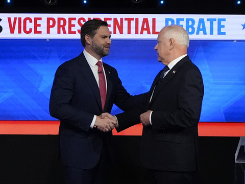 Présidentielle américaine: débat des colistiers de Trump et Harris