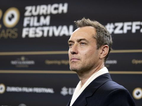 Le Festival du film de Zurich s'est ouvert en présence de Jude Law