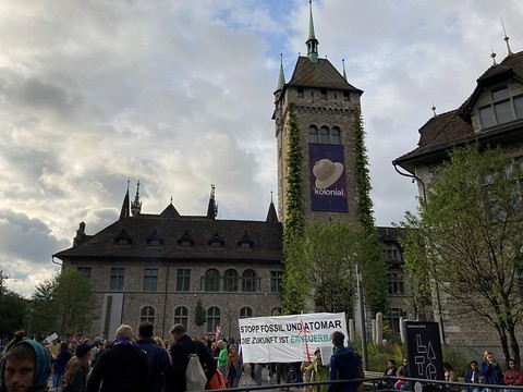 Manifestation pour le climat à Zurich