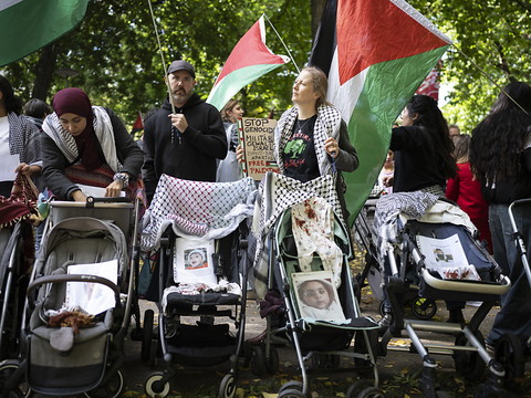Des milliers de personnes manifestent pour les Palestiniens à Bâle