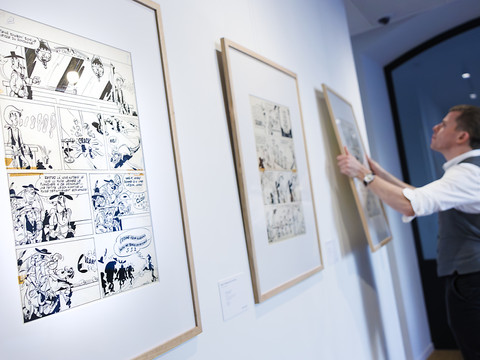 Des planches de Morris, le père de Lucky Luke, vendues aux enchères