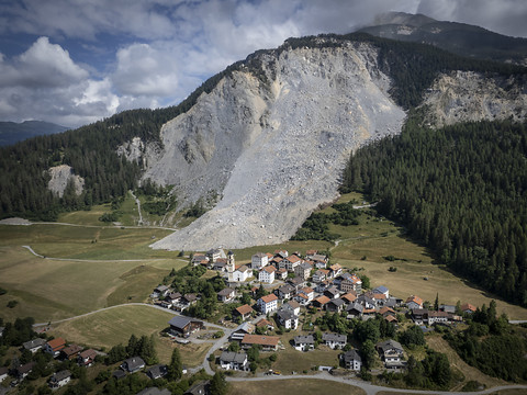 La fibre optique a mesuré les secousses de l'éboulement de Brienz