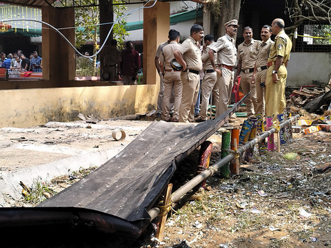 Inde: 154 blessés dans une explosion lors d'un feu d'artifice