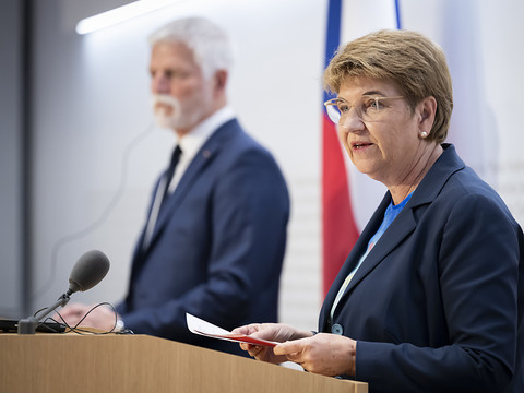 Le président tchèque satisfait par les discussions en Suisse