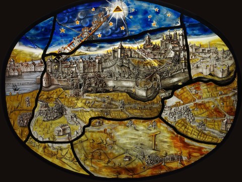 Genève: les vitraux du Musée Ariana mis en lumière