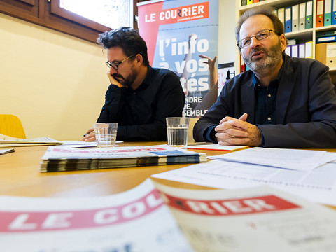 Inquiet pour l'avenir de la presse, Le Courrier veut des mesures