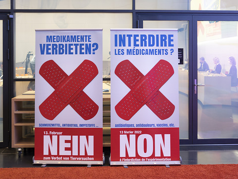 Initiative contre l'expérimentation animale: signatures déposées