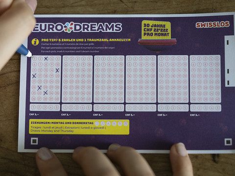 Personne ne décroche la bonne combinaison à l'Eurodreams