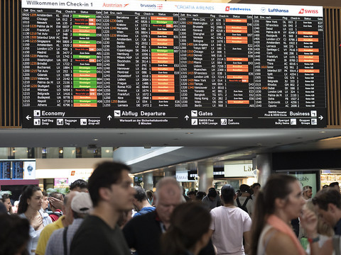 Flughafen Zürich: hausse du nombre de passagers en octobre