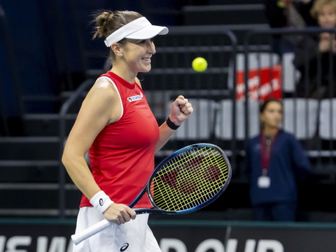 Belinda Bencic en quarts à Angers