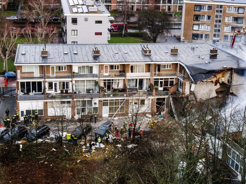 Effondrement d'un immeuble à La Haye: quatre morts