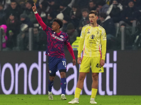 Dan Ndoye marque à Turin contre la Juventus