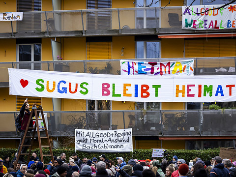 Les habitants de Zurich protestent contre le manque de logements