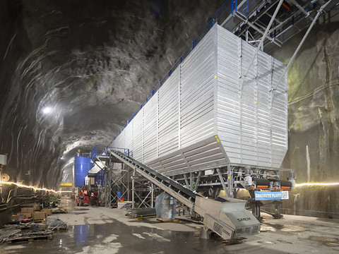Des roches du Gothard contenant de l'arsenic déversées dans le lac