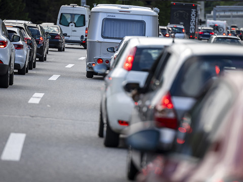 Dix kilomètres de bouchon devant le portail nord du Gothard