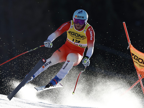 Alexis Monney crée la sensation à Bormio, von Allmen 2e