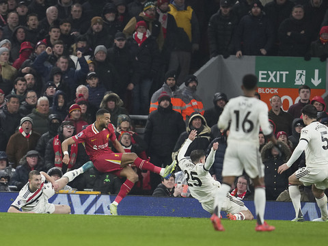 Premier League: 2-2 entre Liverpool et Manchester United