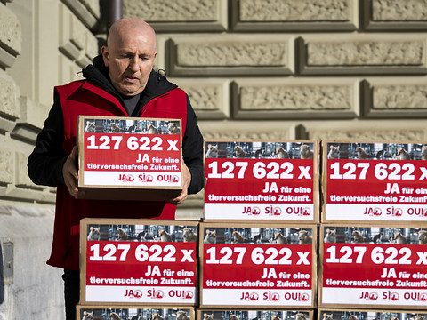 Peu de signatures non valables contre l'expérimentation animale