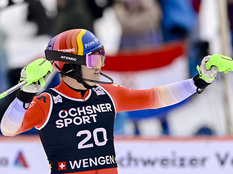 Slalom de Wengen: Suisses placés, triplé norvégiens