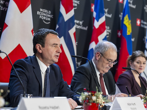 Accord entre le Kosovo et l'AELE signé à Davos