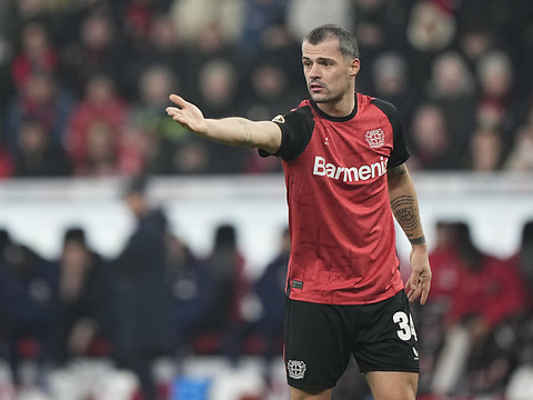 Une égalisation à la 96e pour Granit Xhaka et Leverkusen