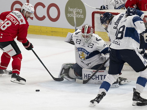 Euro Hockey Tour: une Suisse muette contre la Finlande