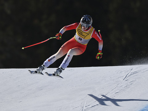 Les Suissesses en retrait en descente, comme en super-G