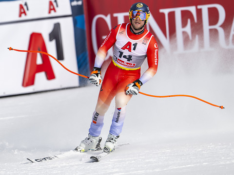 Saalbach: Justin Murisier renonce au géant