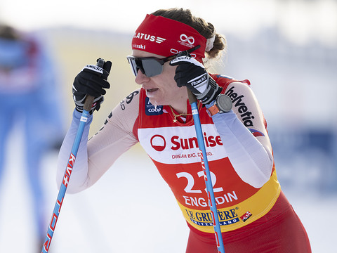 Sprint de Falun: deuxième place pour Nadine Fähndrich