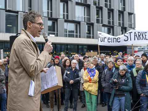 Mobilisation contre les économies dans la culture à SRF