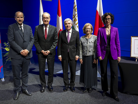 Lausanne, Vaud et la Confédération remercient Thomas Bach