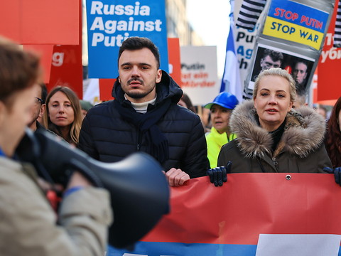 Berlin: Navalnaïa et chefs de l'opposition russe contre la guerre