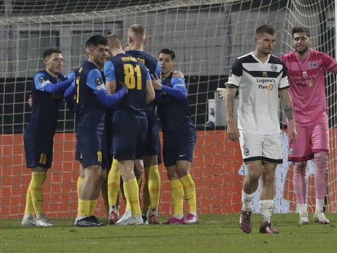 Lugano battu 1-0 au match aller à Celje