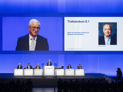 Giovanni Caforio élu président de Novartis