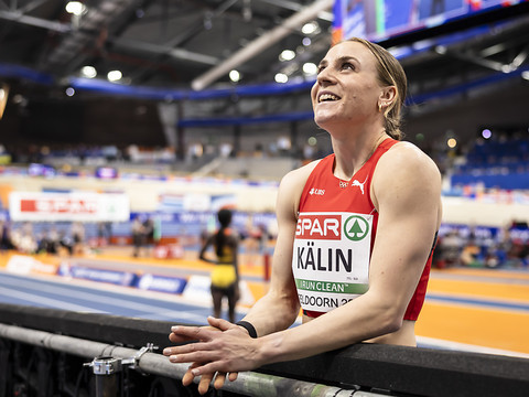 CE à Apeldoorn: Annik Kälin gagne l'argent au saut en longueur