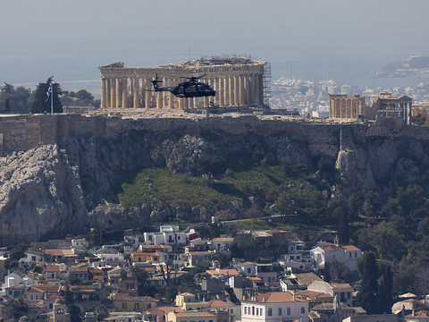Chaleur record en Grèce, avant la neige et le gel
