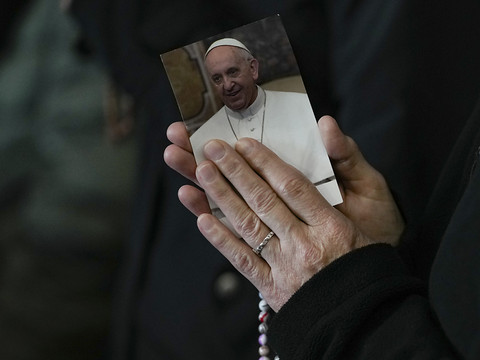 Le pape François se dit 