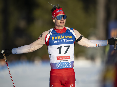 Aita Gasparin et Niklas Hartweg s'imposent en relais mixte