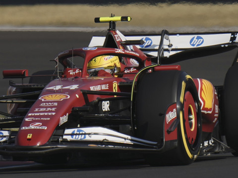 Lewis Hamilton (Ferrari) partira en pole du sprint en Chine