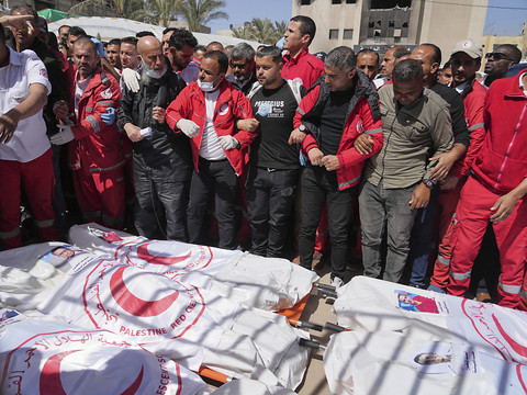 Gaza: une vidéo montre les dernières minutes des secouristes tués