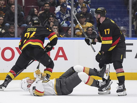Vancouver battu, les play-off s'éloignent pour Suter