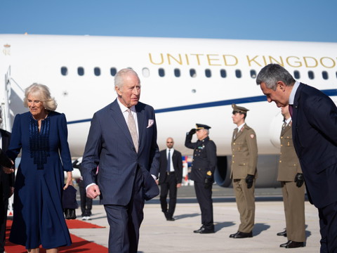 Charles et Camilla sont arrivés en Italie pour une visite d'Etat