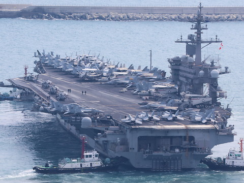 Un deuxième porte-avions américain est arrivé au Moyen-Orient