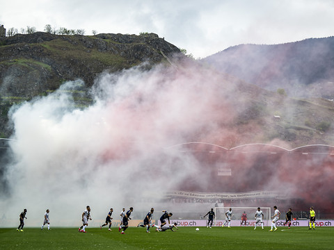 Policier blessé à Sion lors d'un contrôle de supporters du FC Sion